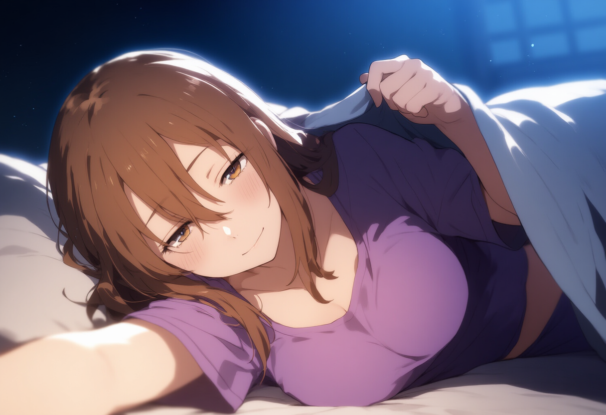 髪を下ろした師匠