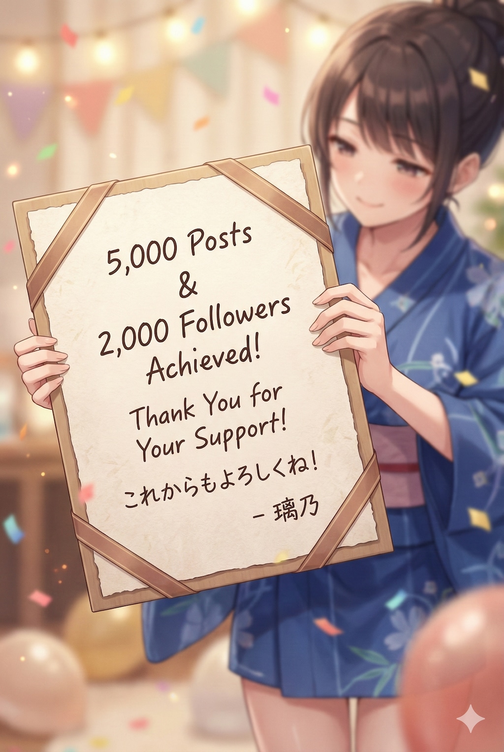 感謝! 5,000投稿&2,000フォロワー達成