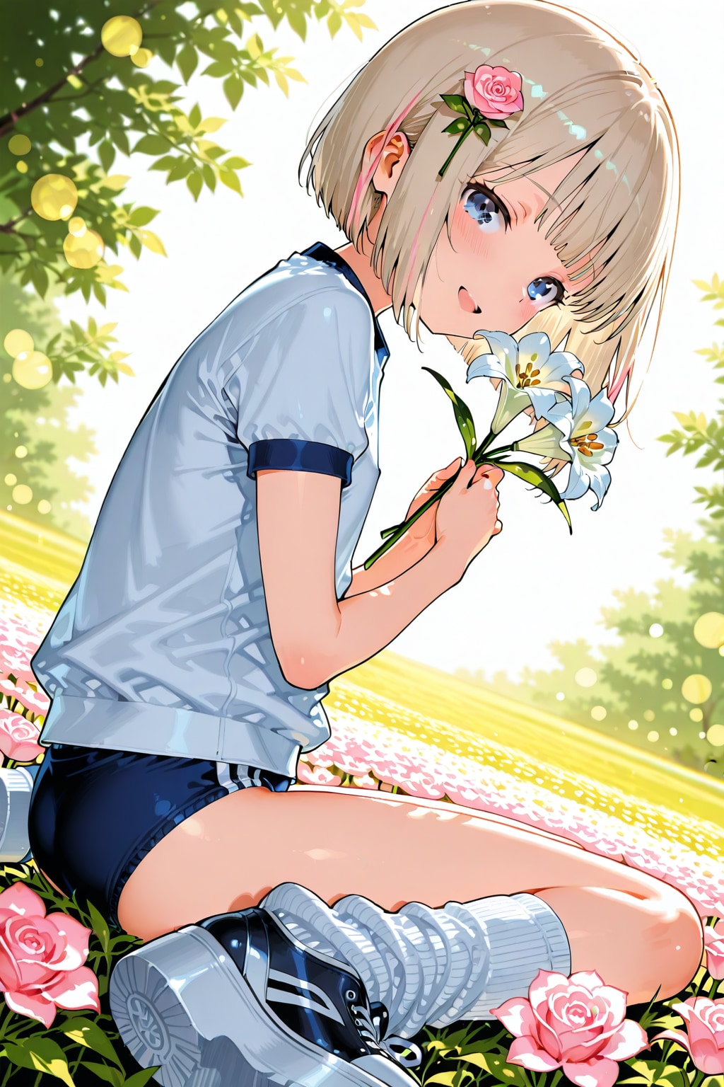 ブルマと花畑2