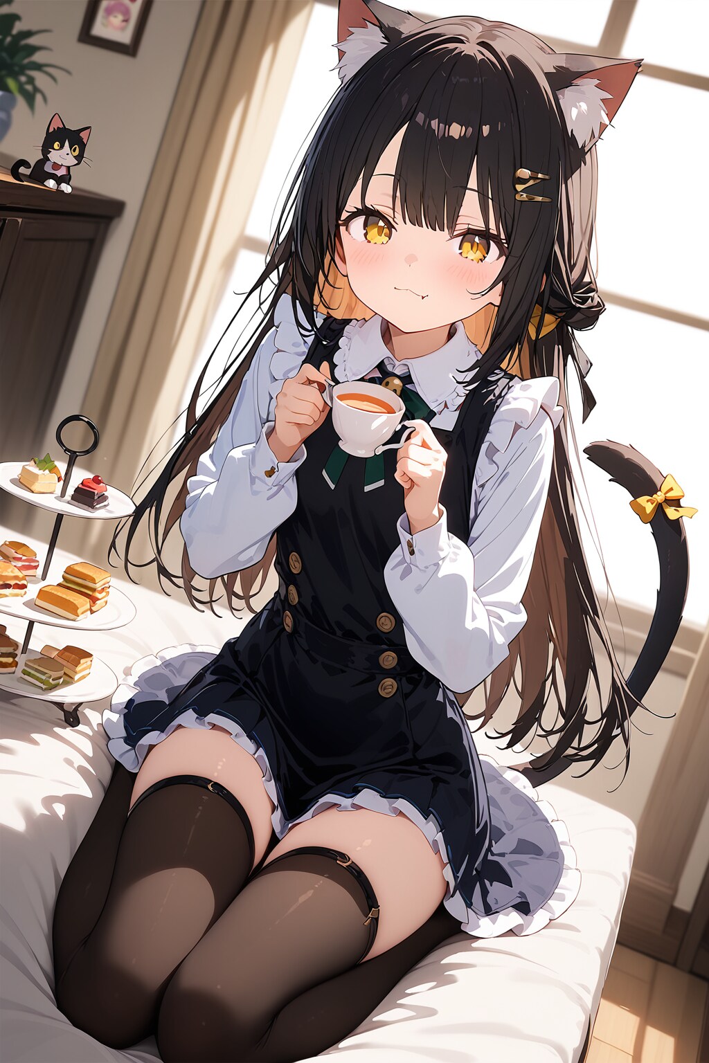お茶会ねこちゃん