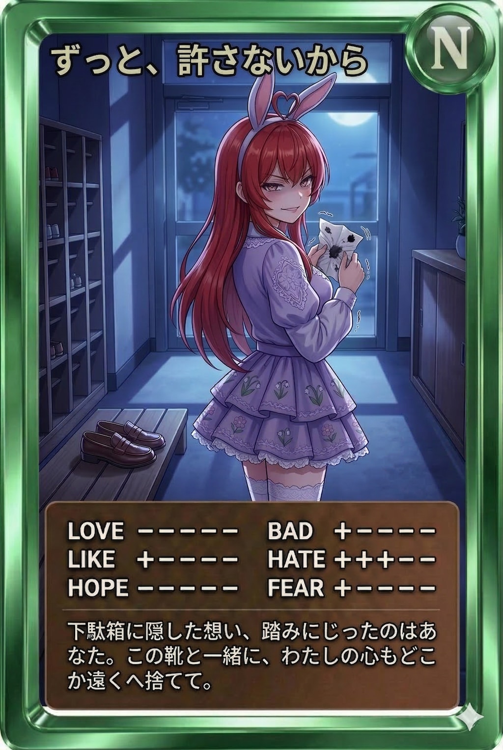 夜かーど「ずっと、さないから」許