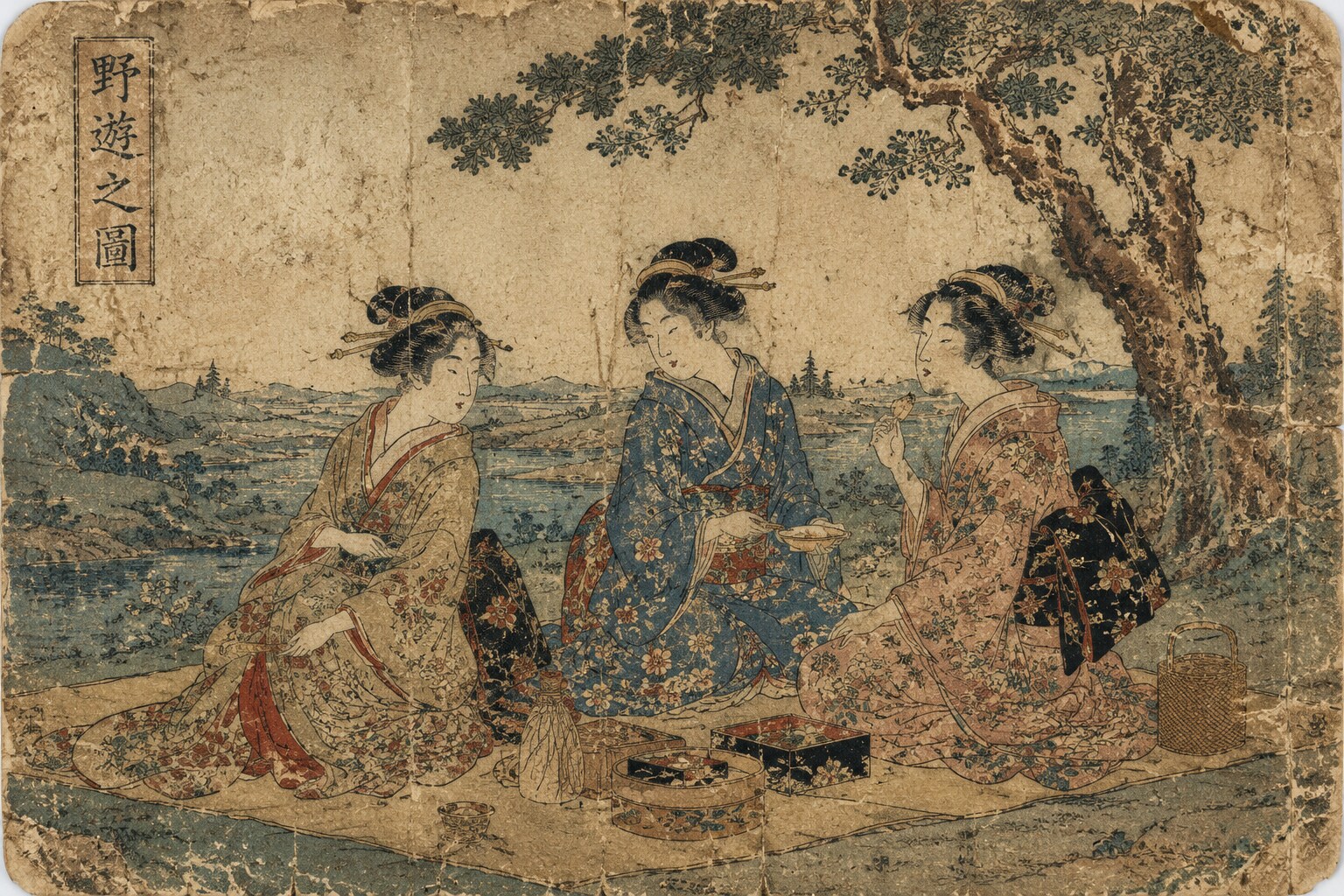 江戸時代のピクニック