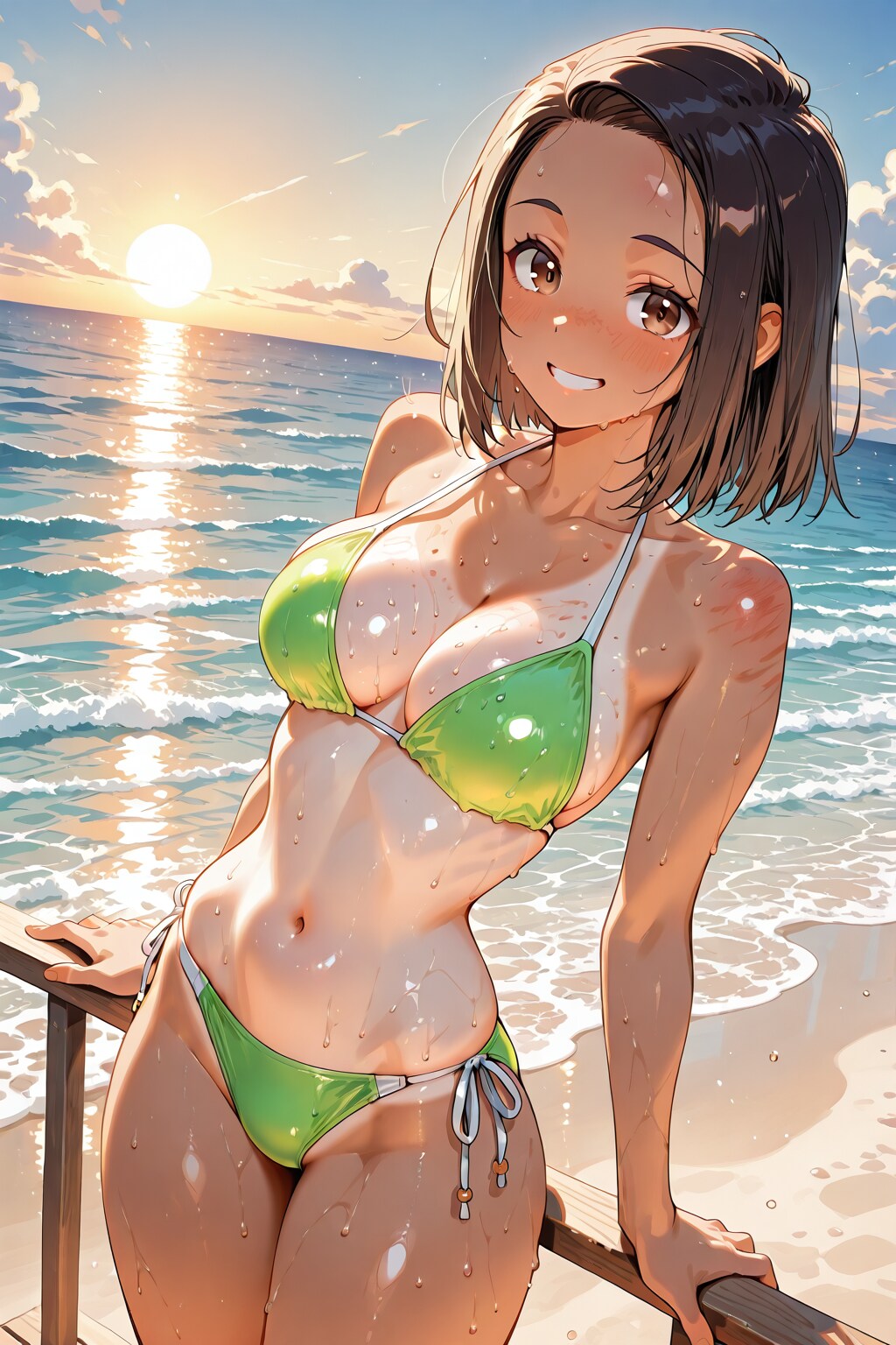 水着美少女