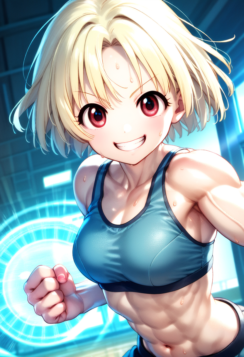 愛莉ちゃんの正拳突き