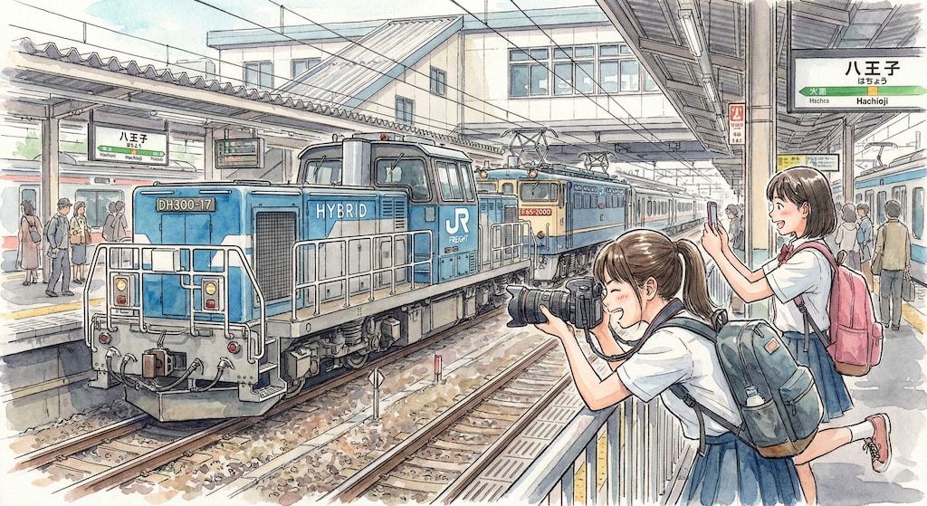 機関車が好き。