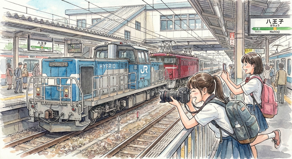 機関車が好き。