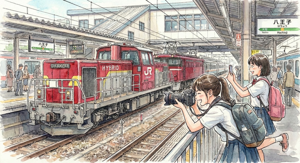 機関車が好き。