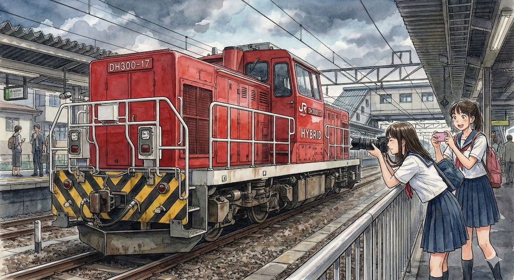 機関車が好き。