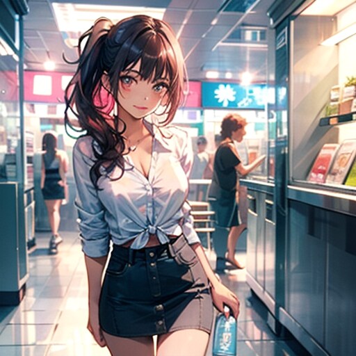 深夜のコンビニにて