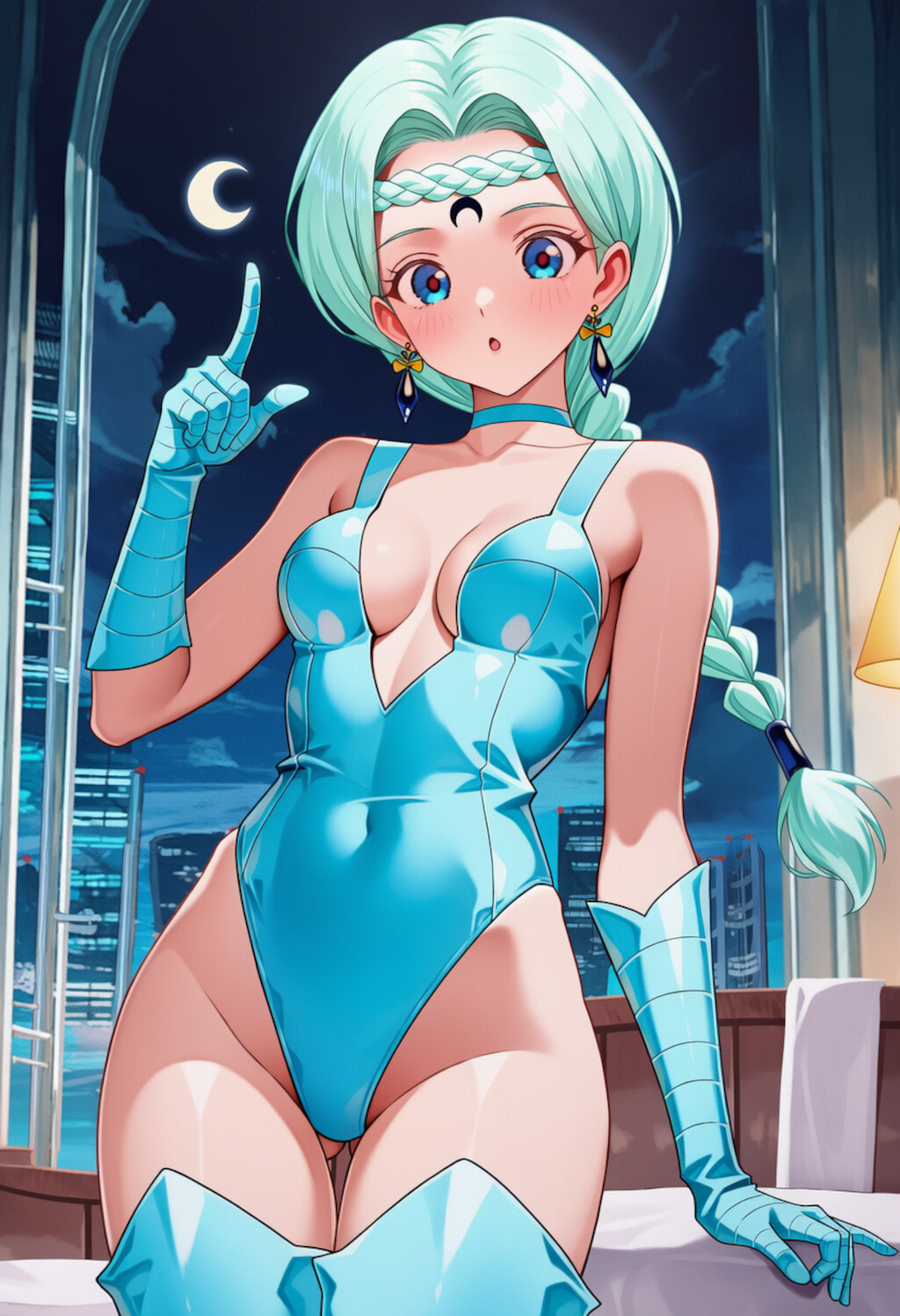何かに気づいたベルチェ