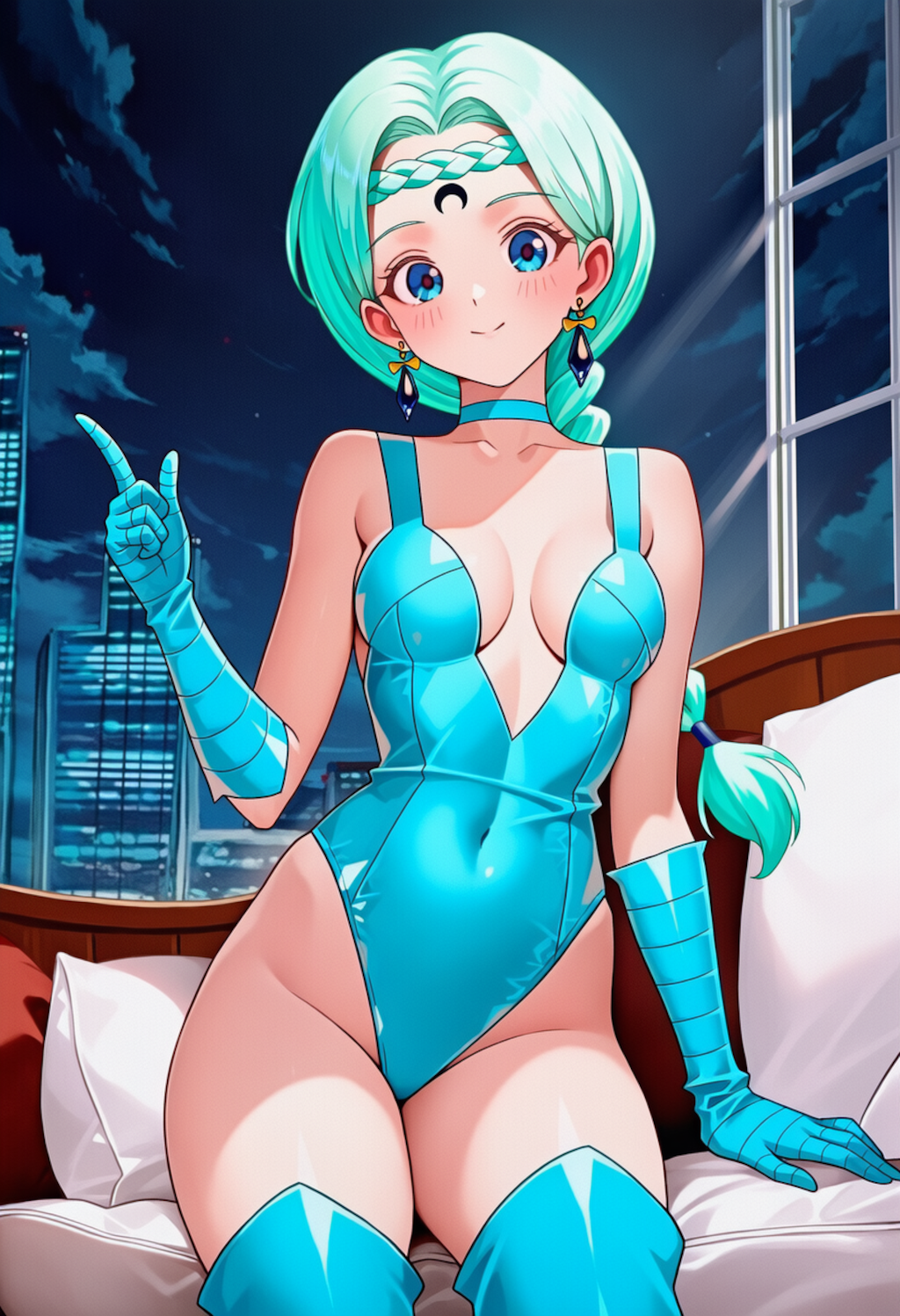 何かに気づいたベルチェ