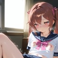 ツインテちゃん:（ちょ……大きすぎでしょ……♡） 7枚目