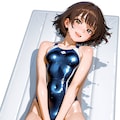 可愛い女の子の競泳水着♪ 2枚目