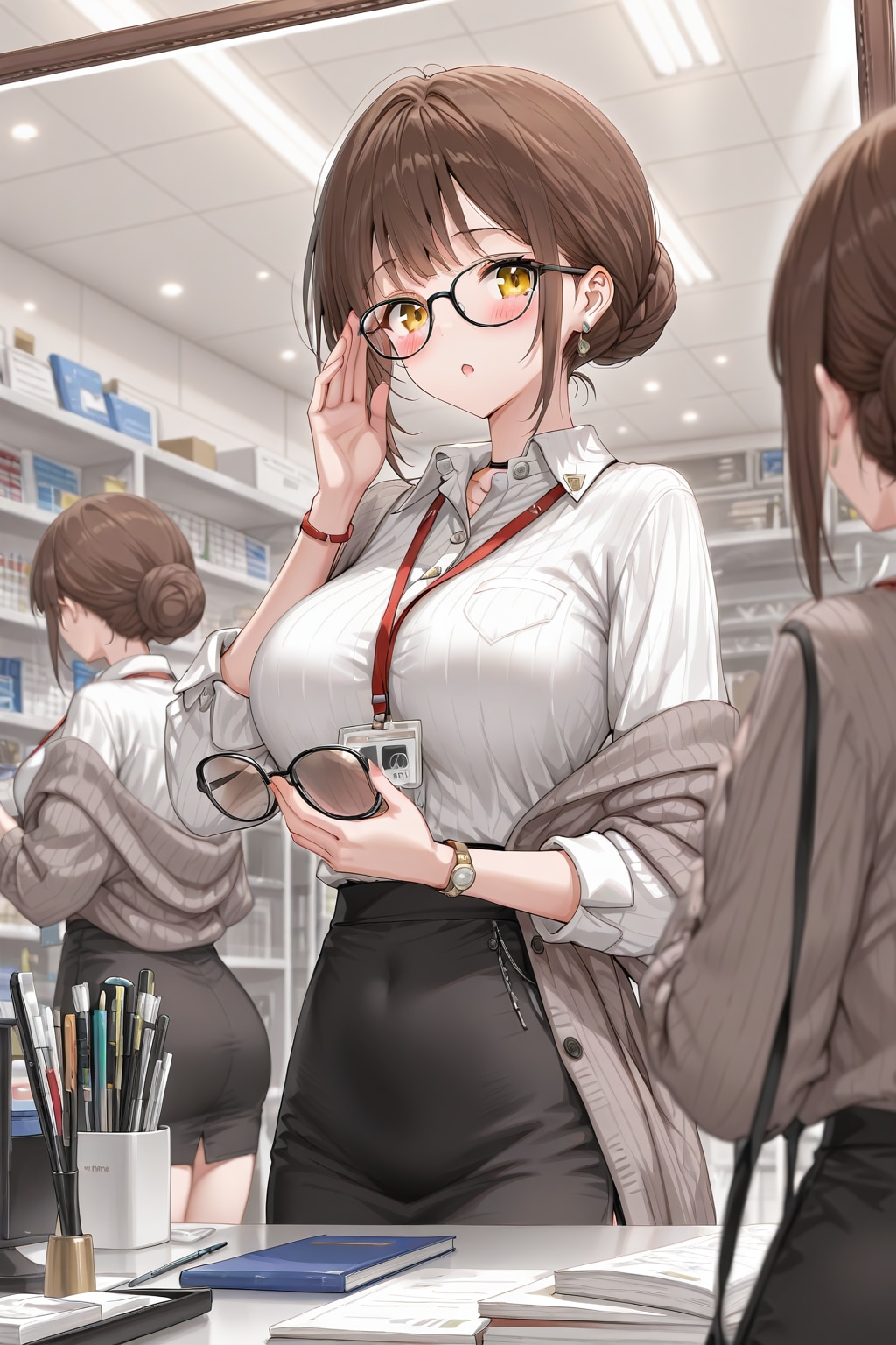 今日の眼鏡っ娘　4/30 | の人気AIイラスト・グラビア