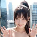 街角お仕事図鑑　窓清掃員×ガラスおっぱい 5枚目