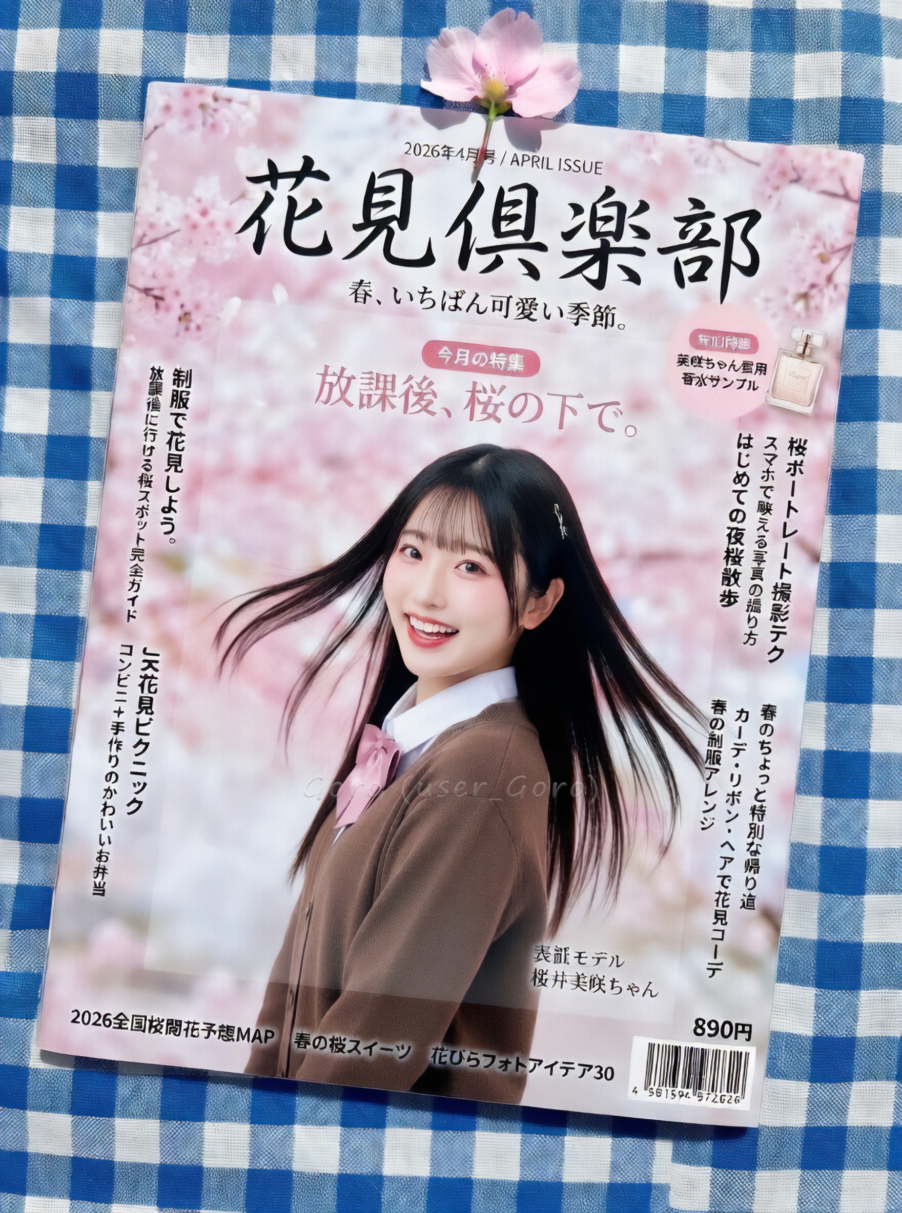 雑誌、花見倶楽部 | の人気AIイラスト・グラビア