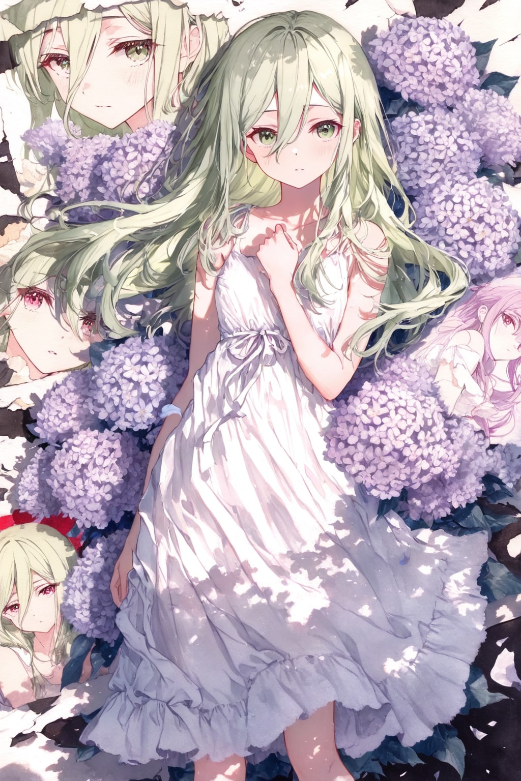 ライラックの花と少女 | の人気AIイラスト・グラビア