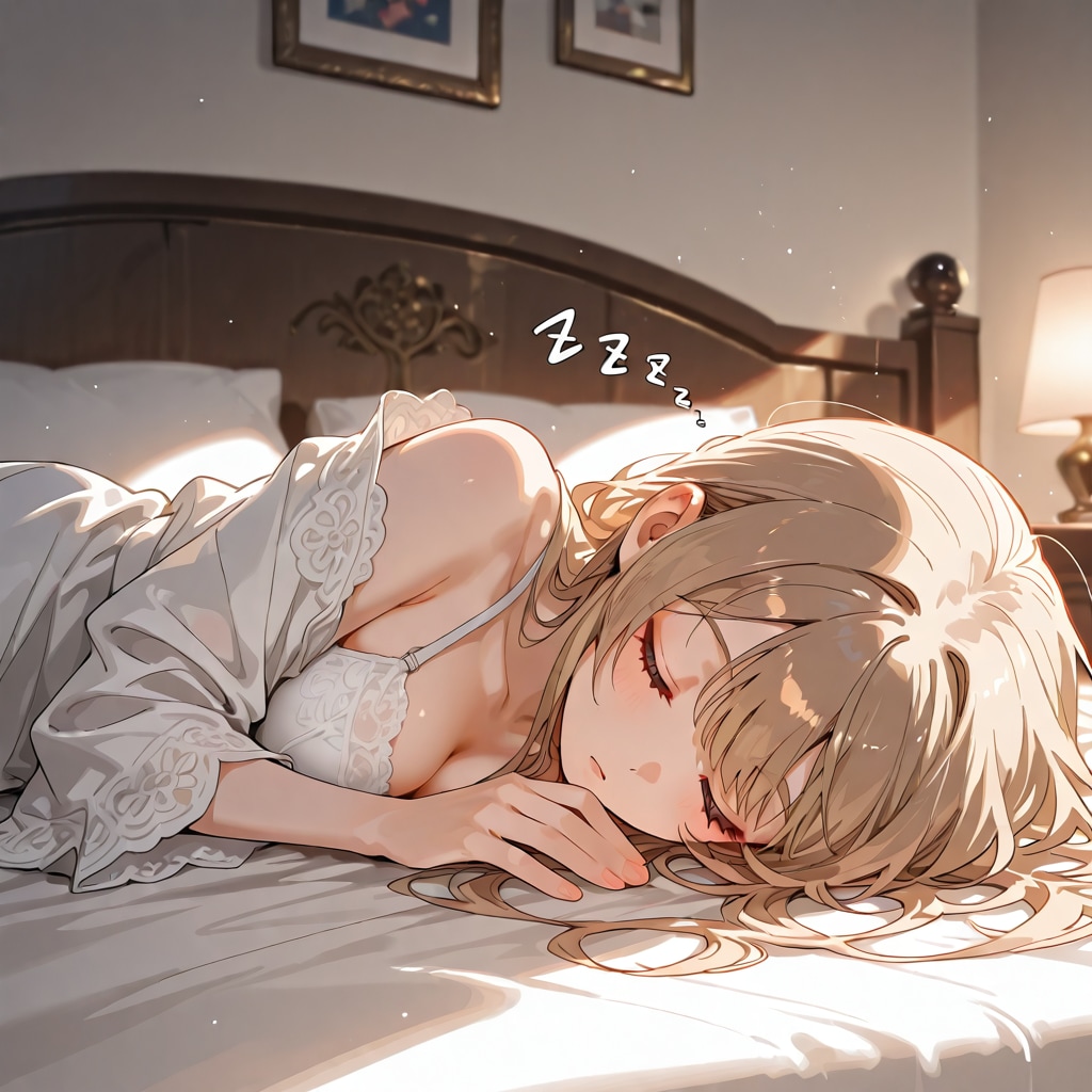 眠れる美小女