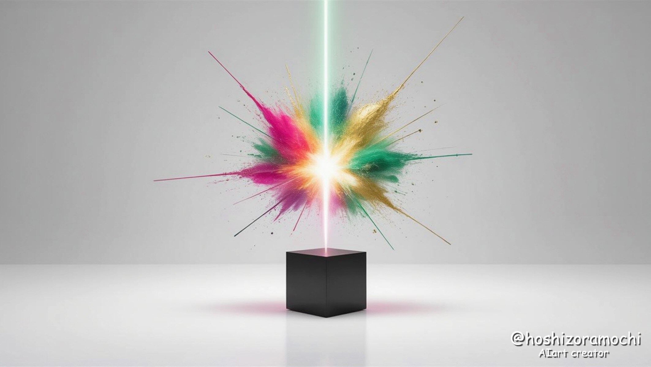 静寂の中の、創造の爆発💥🎨 | の人気AIイラスト・グラビア