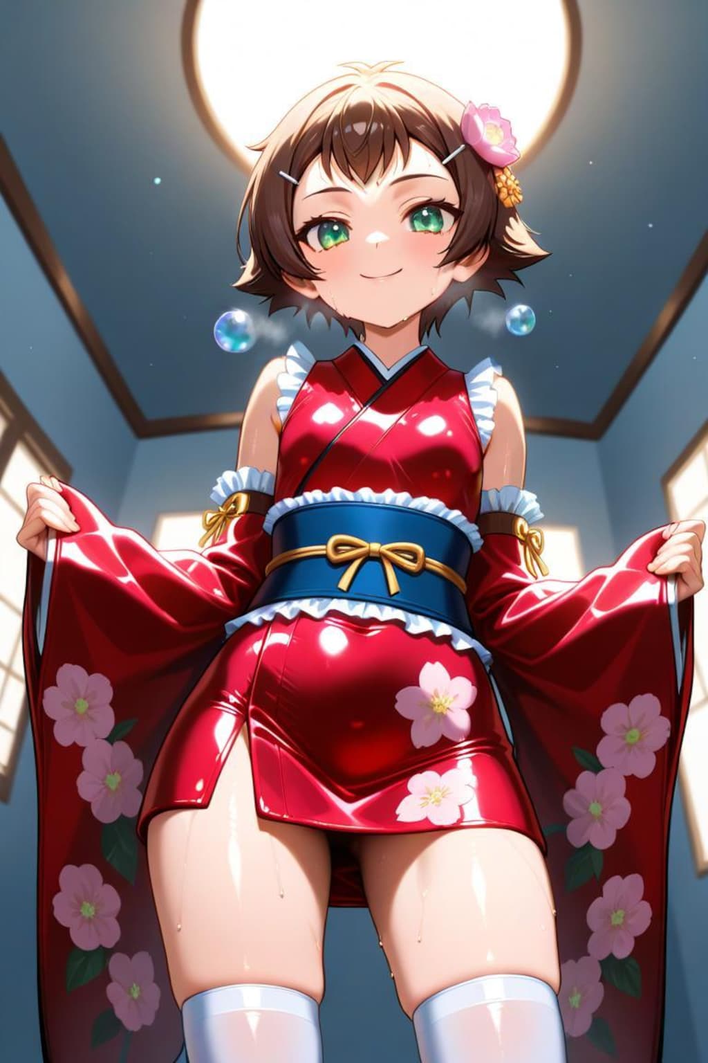 バカとテストと召喚獣　木下秀吉　浴衣ドレス