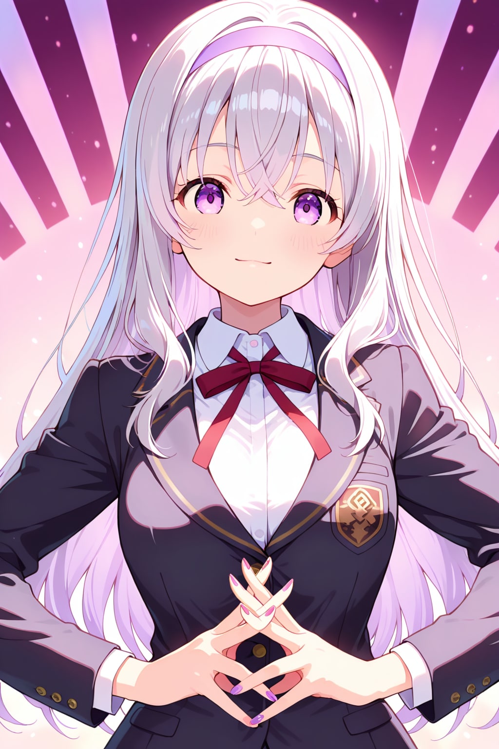 銀髪少女とプロンプト逆転