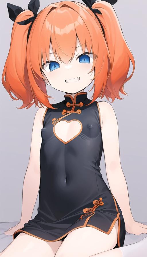 メスガキがあぶないチャイナドレスを着たら…