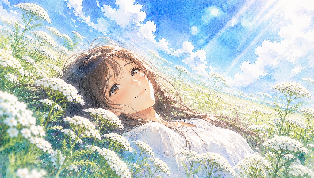 誕生花　0712 ノコギリソウ