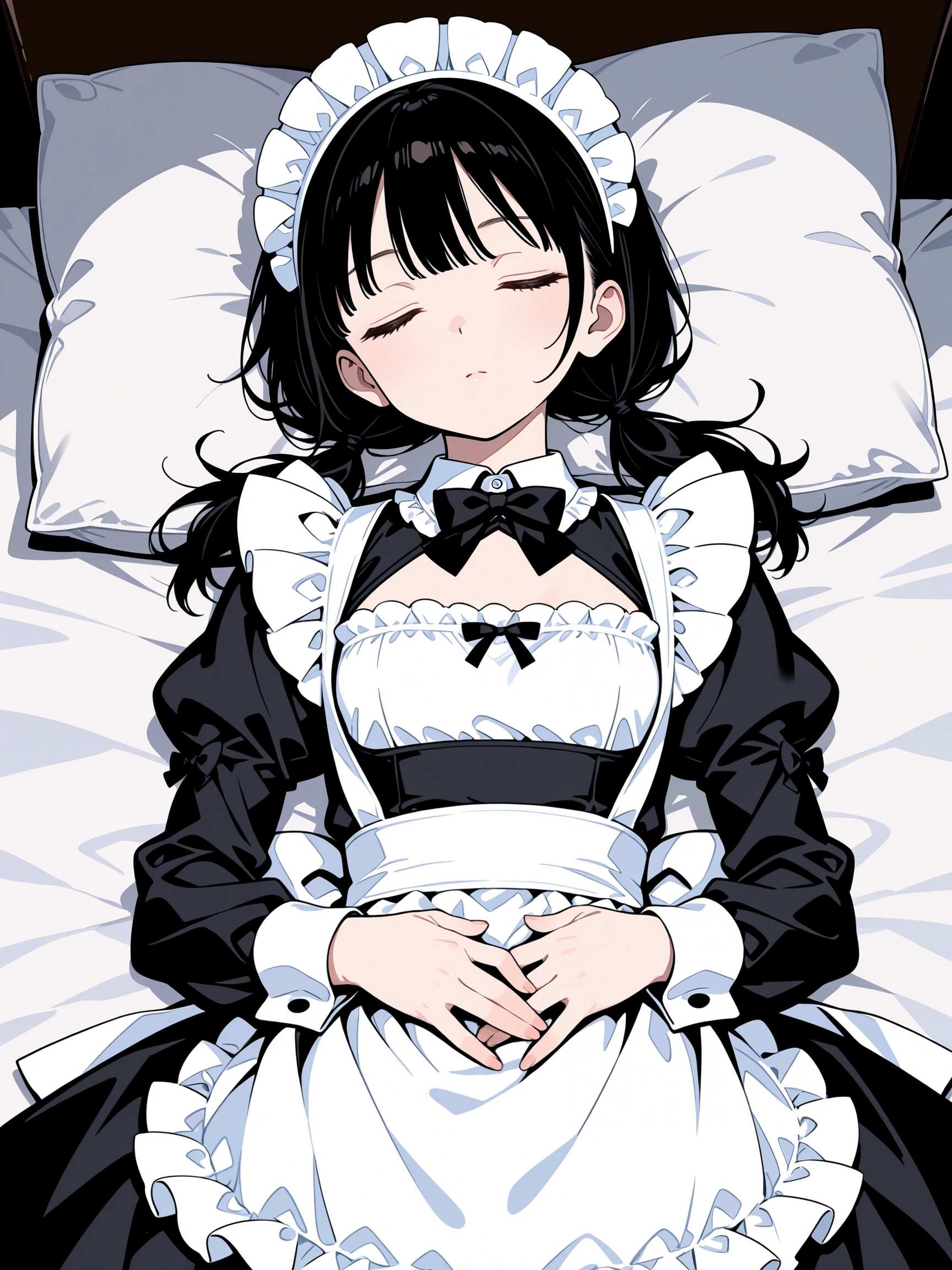 メイドが俺のベッドで寝ている！