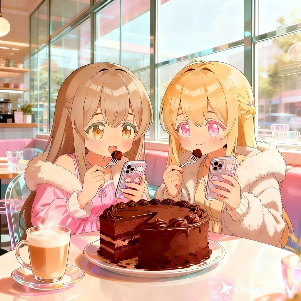 お気に入りの呪文はパステルカラー、透明感、ガラスばり、晴天 | の人気AIイラスト・グラビア