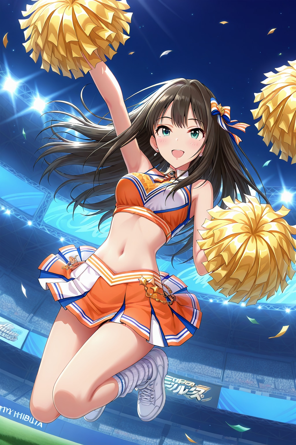 チアリーダーコスチュームの渋谷凛ちゃん　by #QILIN