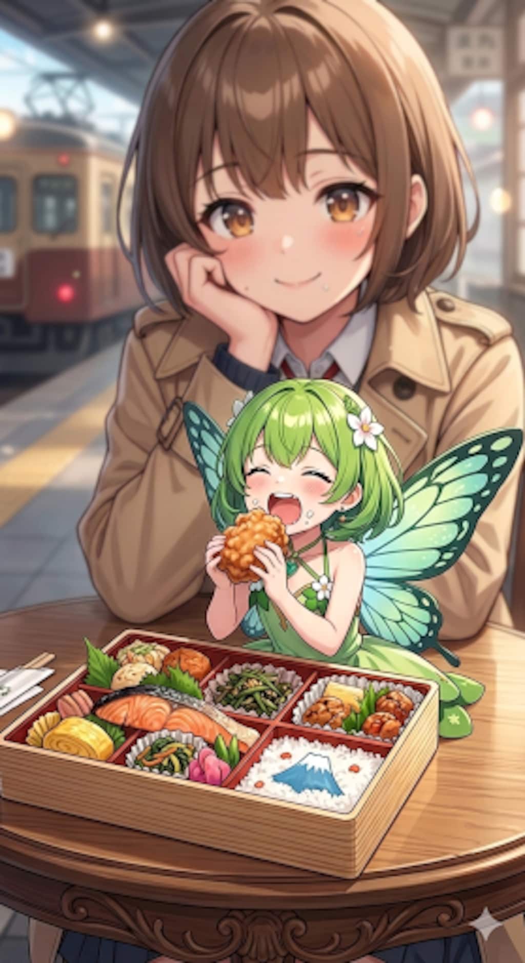 旅人少女と妖精さん〜えきべん❤️〜