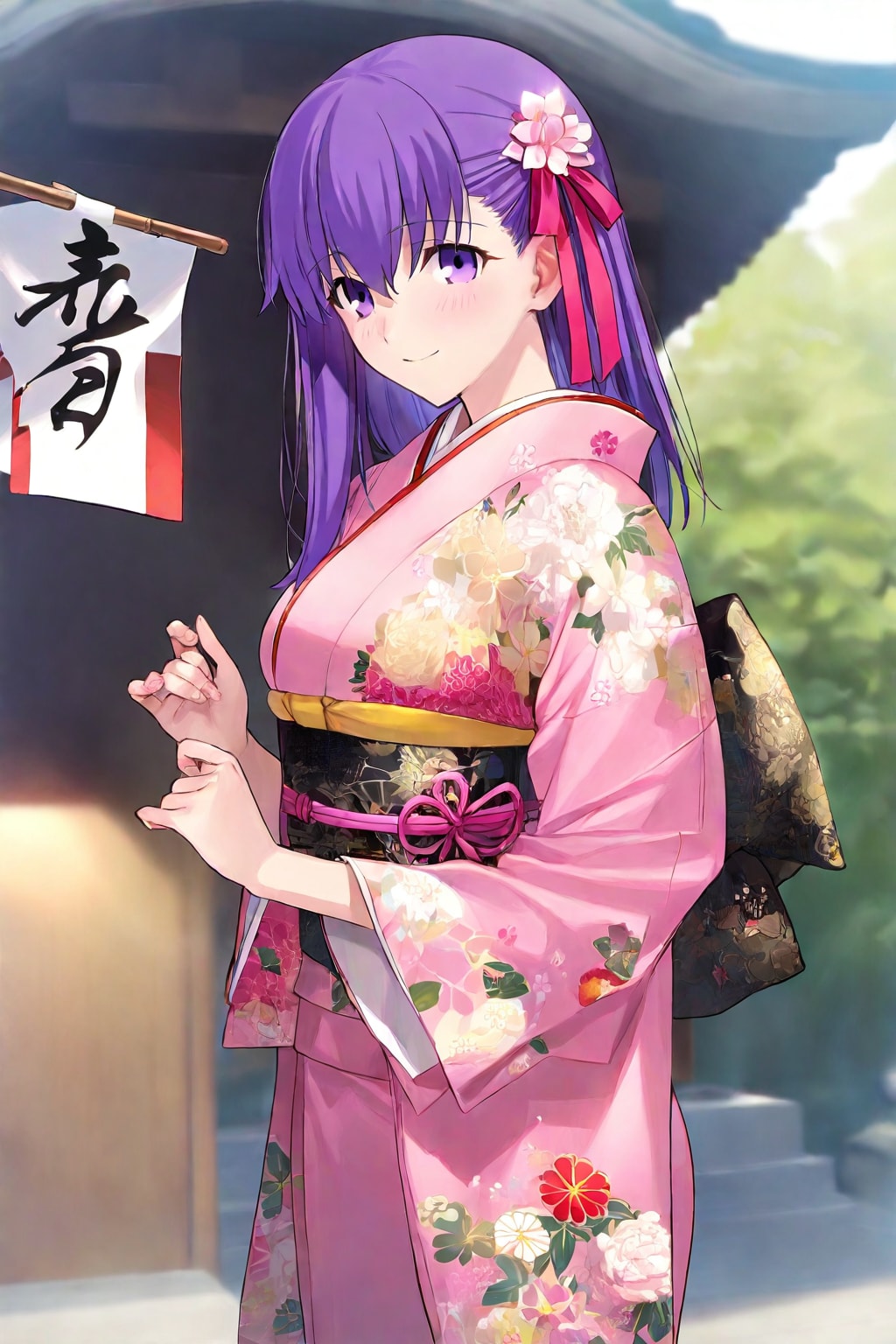 【習作】Fate stay/night ヒロインの晴着