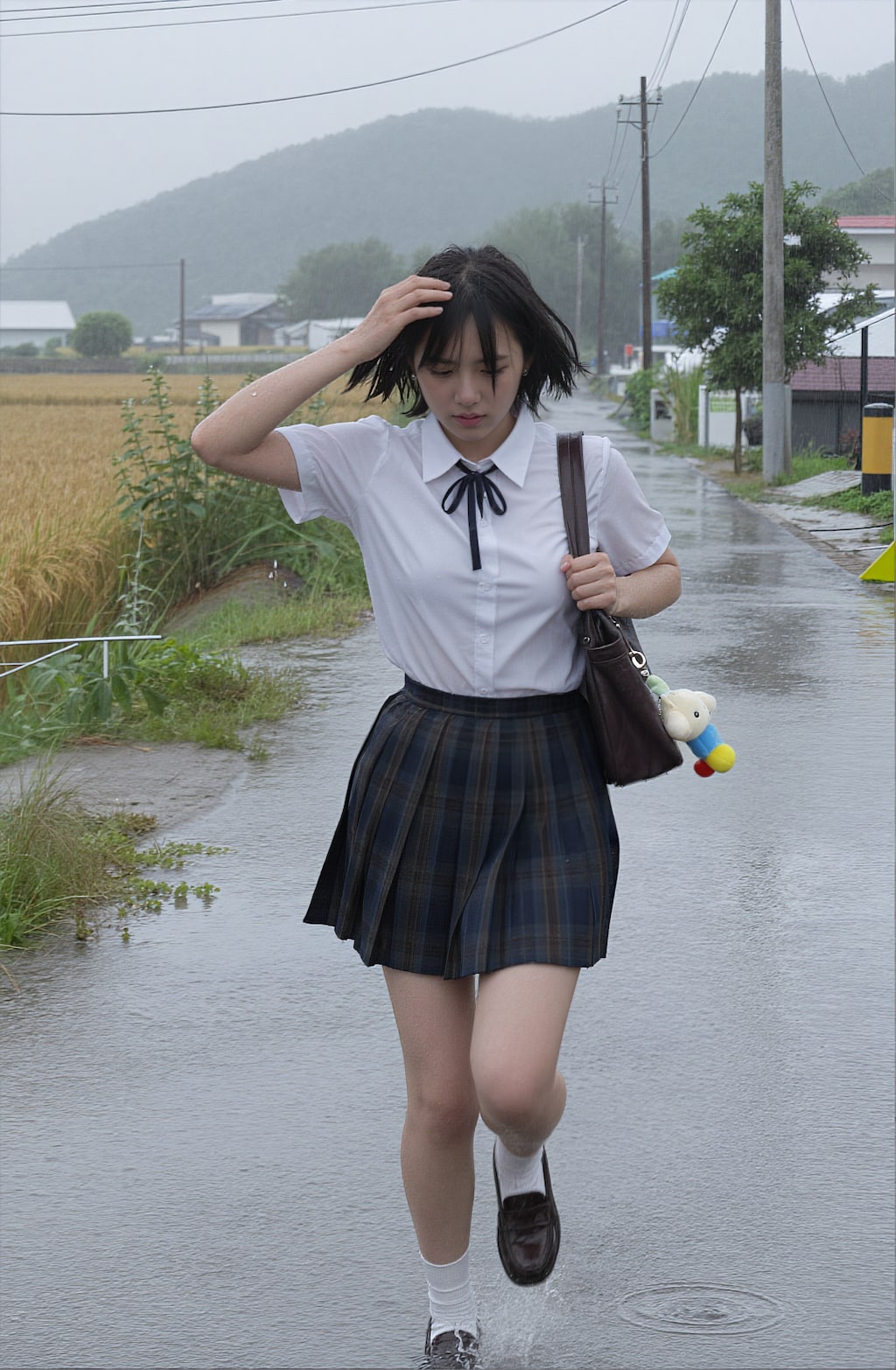 土砂降り雨