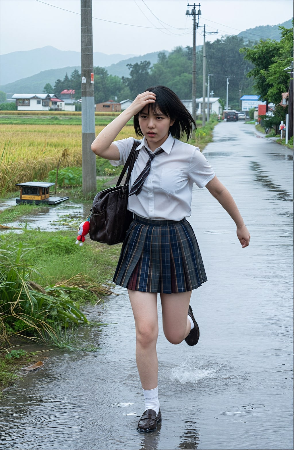 土砂降り雨