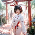 巫女バニー（シルクハットVer） 7枚目