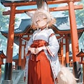 けも耳神社の琴葉ちゃん 2枚目