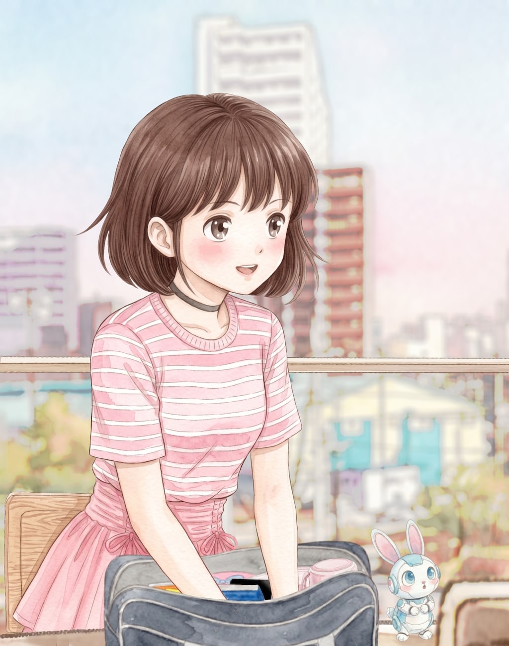 創作中マンガの一コマから　★AI併用作品★