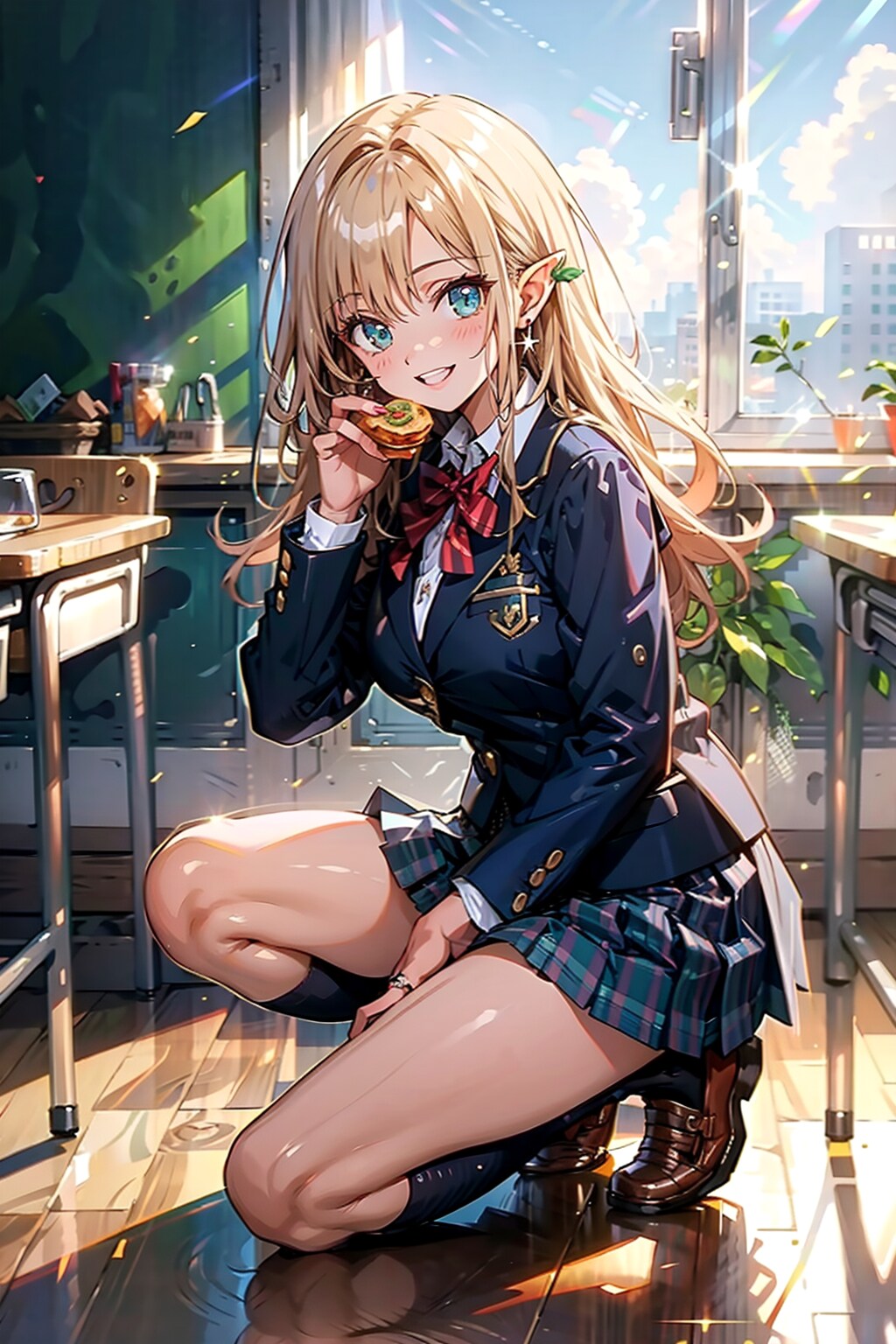 クラスでつまみ食い