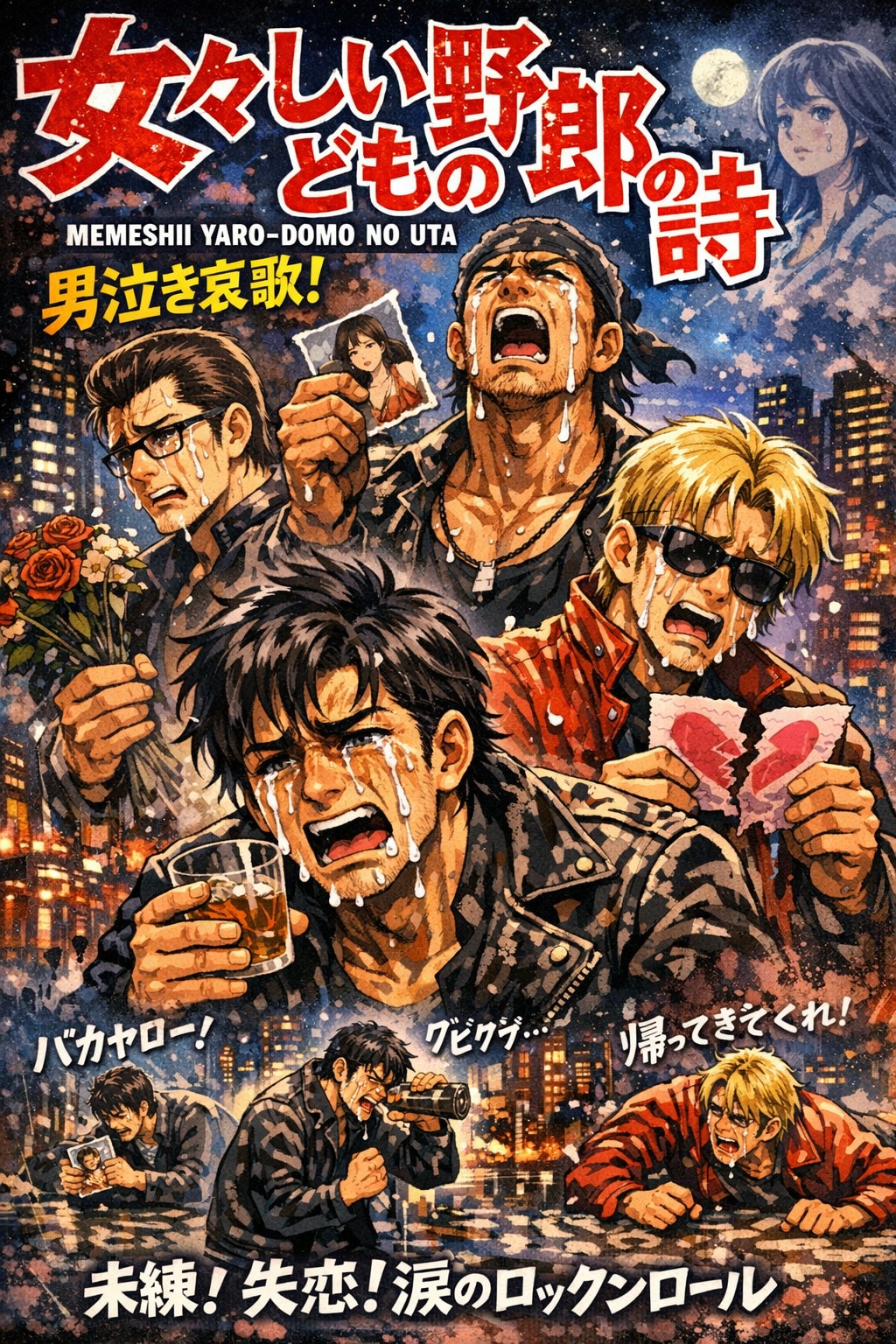 女々しい野郎どもの詩