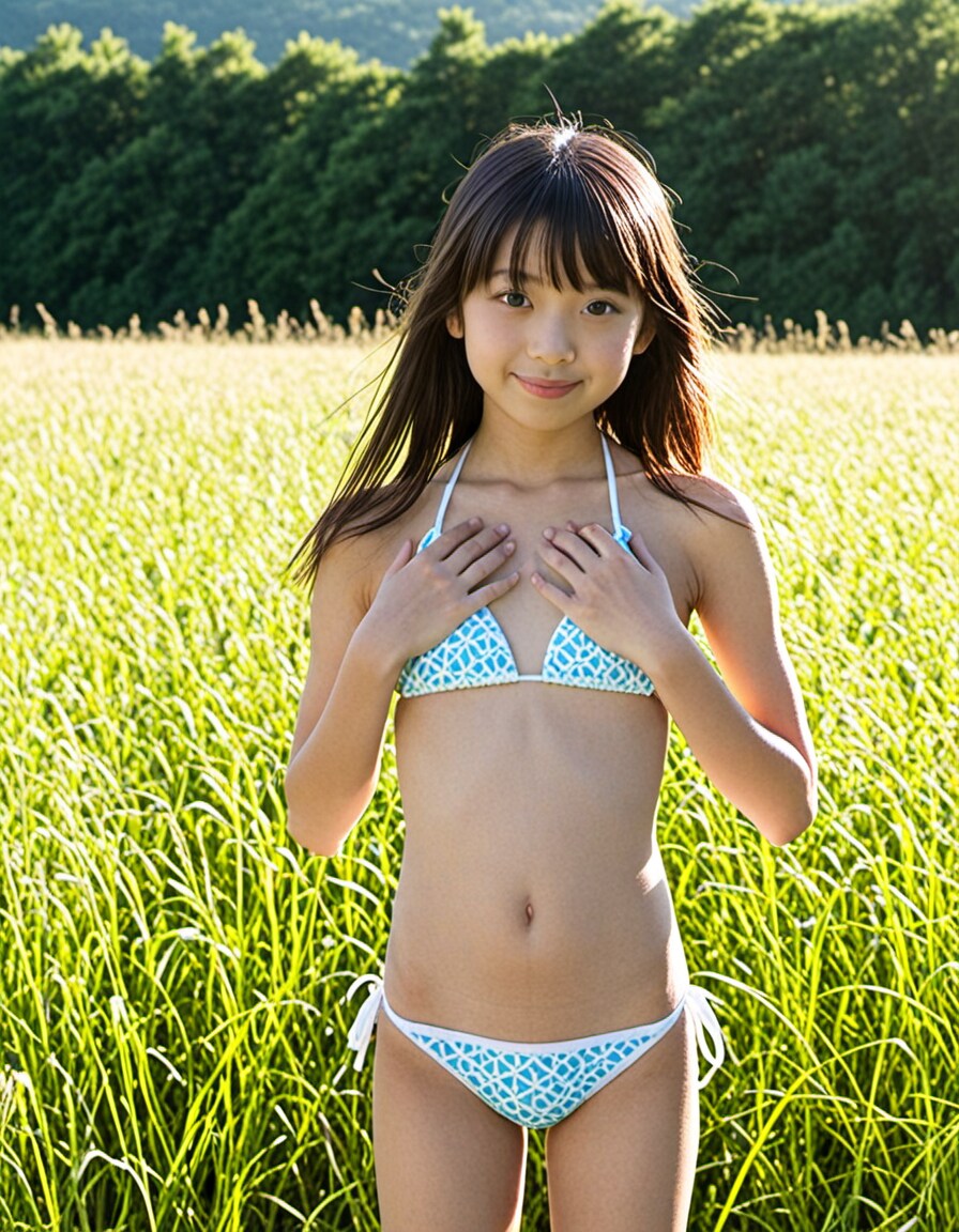 森林でポートレート撮影_92