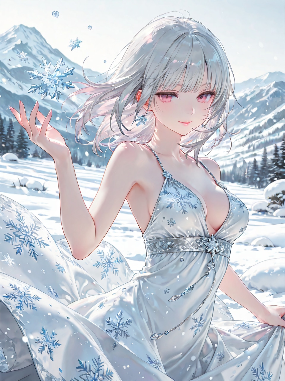 ムームー（ハワイ）✖️雪女 | の人気AIイラスト・グラビア