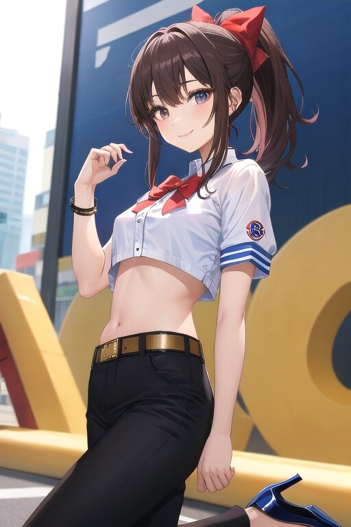 かっこかわいい韓国テコンドー美少女イ・ソア（李瑞雅）　南大門周辺でテコンドー演武！