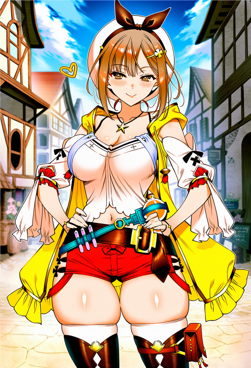 ライザちゃん　ホットパンツ