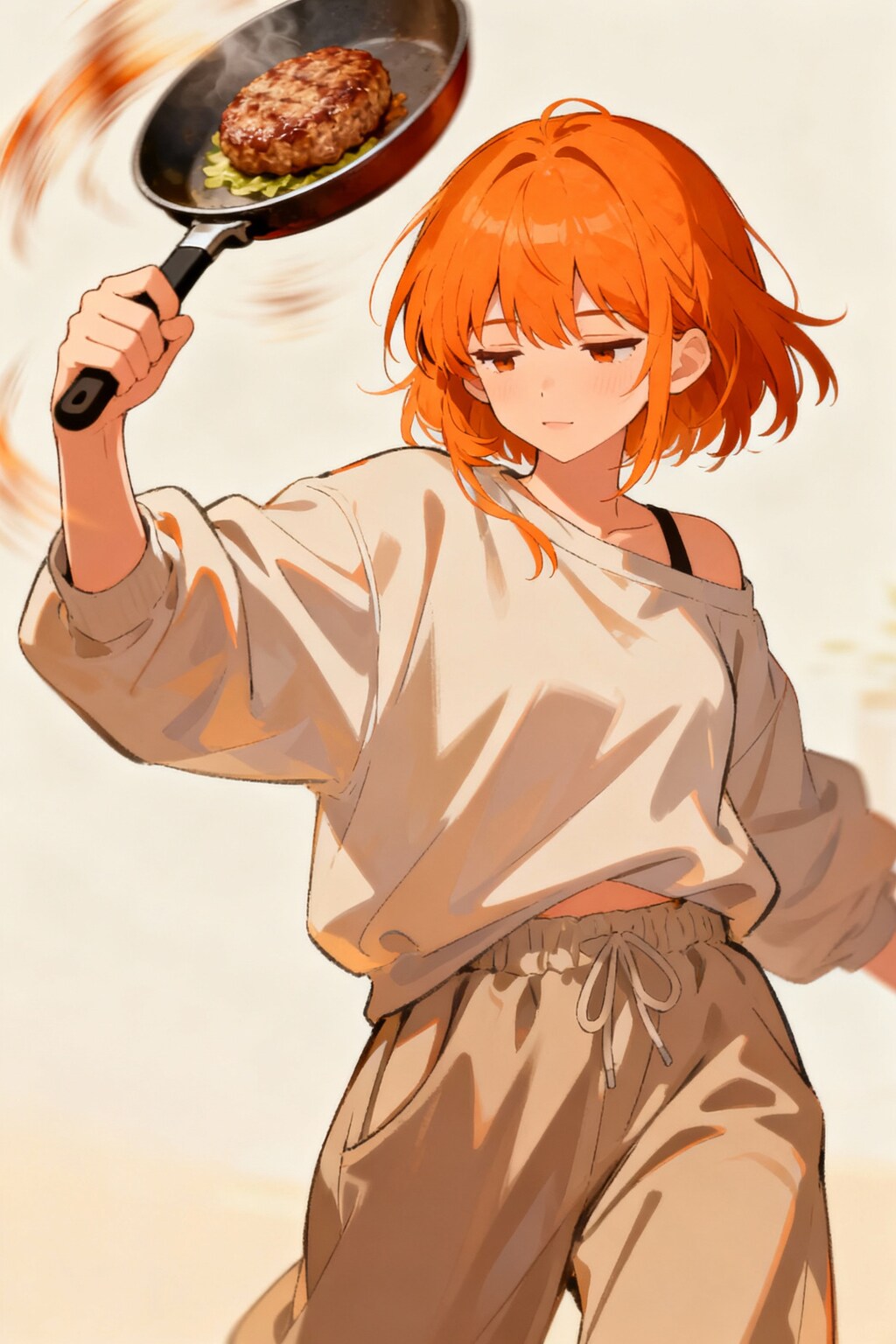 ことかちゃん と おからハンバーグ