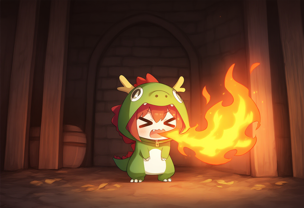 ここは私の縄張りだ～！出ていけ～！🔥🔥🔥ｺﾞｵｫ～