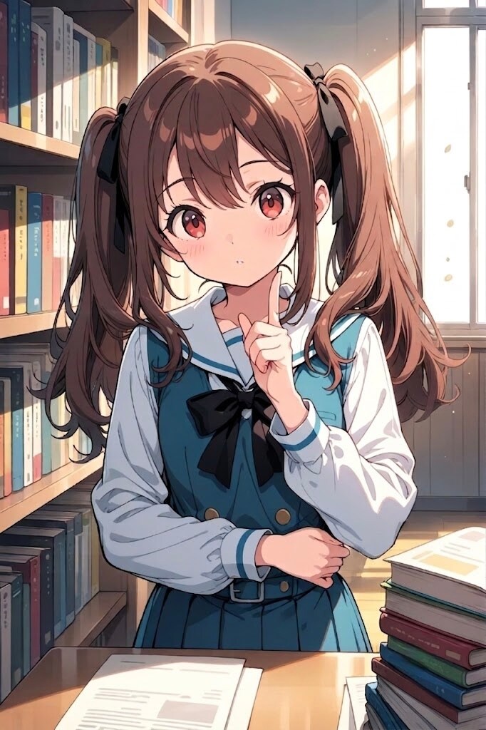 図書室ではお静に