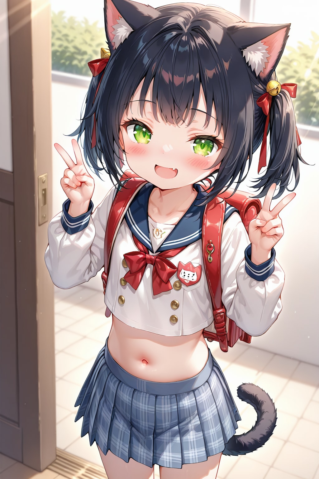 ネコミミスクールガール