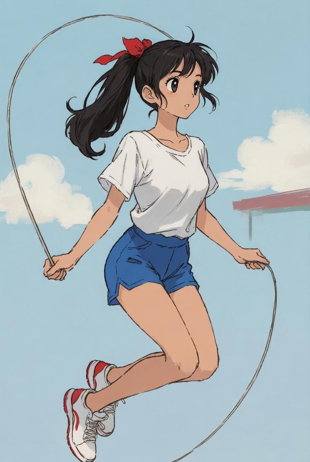 ギャル×縄跳び