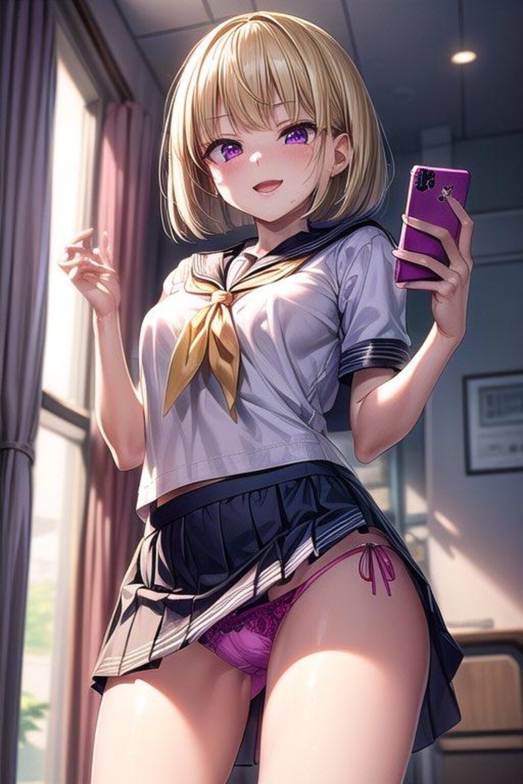 高等部の新キャラ先輩【クソビッチ先輩】にLINEを聞いた件