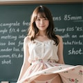 花柄スカートの先生 3枚目